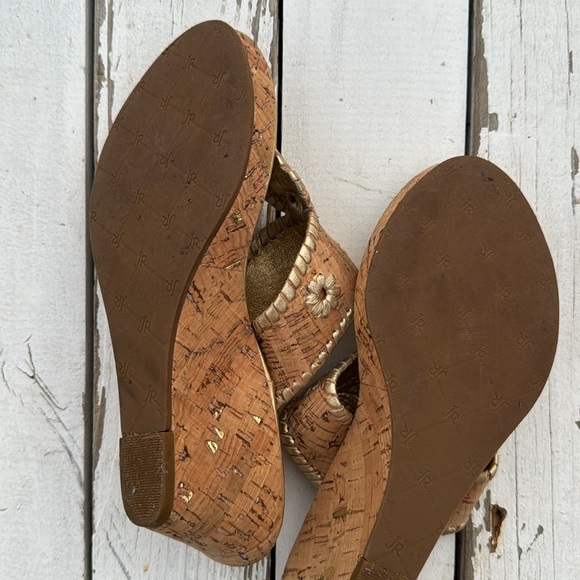 Jack Rogers Marbella Cork Mid Wedge Sandals - Picture 5 of 6